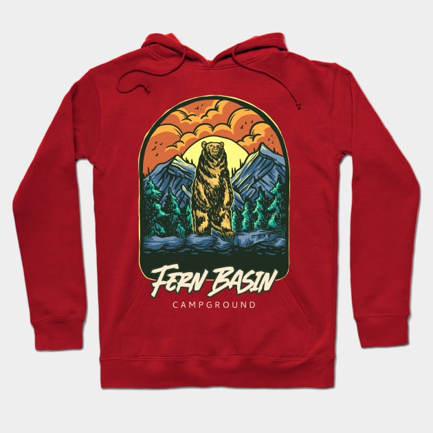 Fern Basin Campground Hoodie by California Outdoors